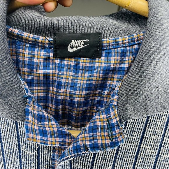 Nike Blue White Polo Top Size XL - Picture 4 of 5